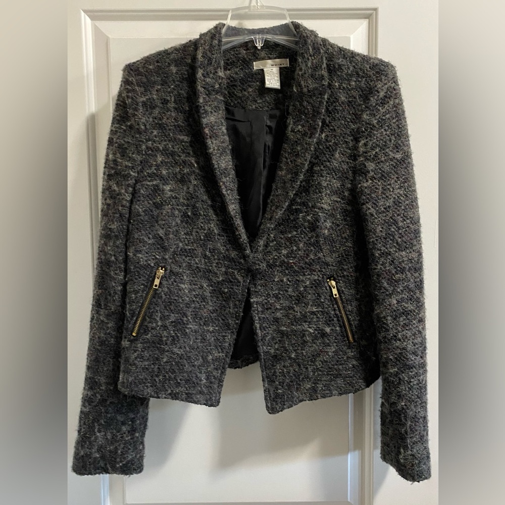 Used wool grey WDNY size medium blazer
